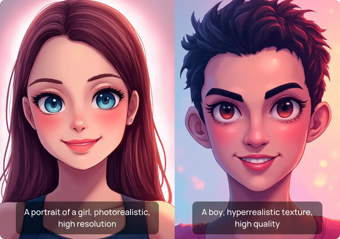 Intelligent generated portrait