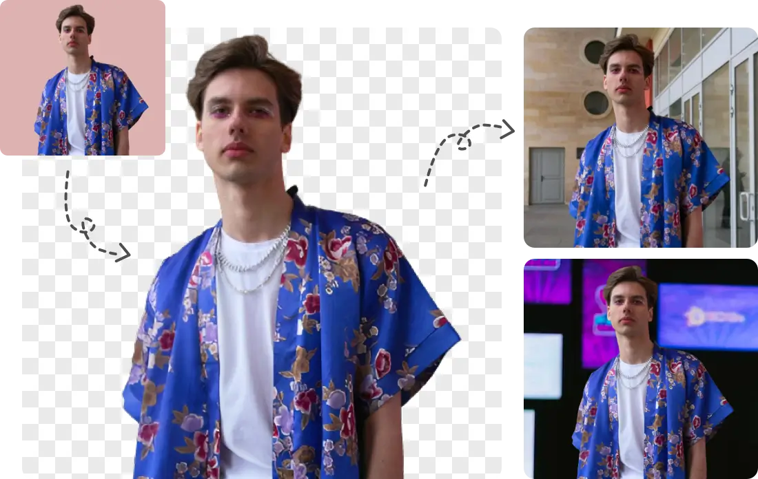 Intelligent-Powered Online Background Changer