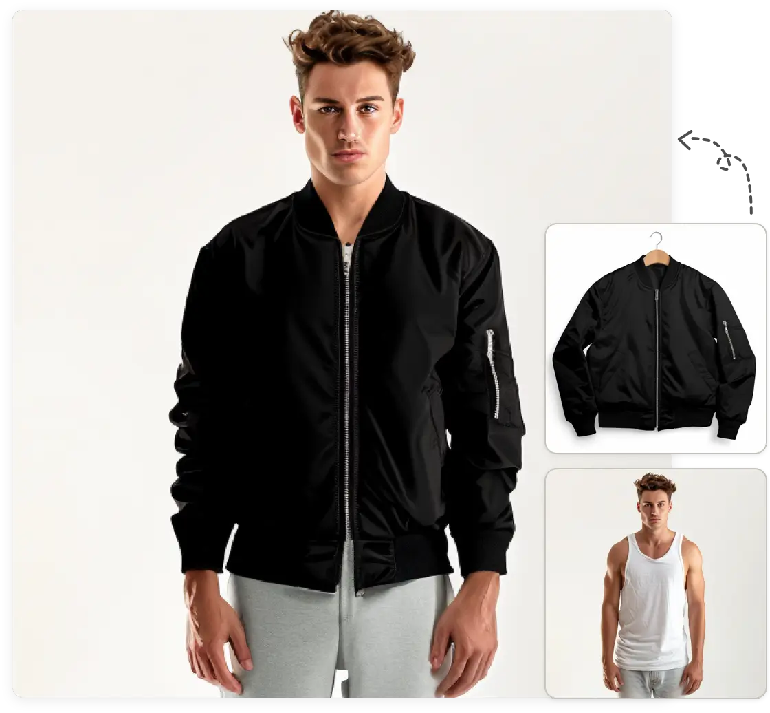 Intelligent generated fashion background
