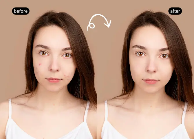 Retouch Portrait Photo