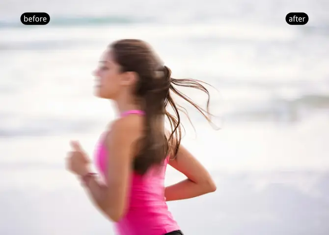 Sharpen Motion Blur