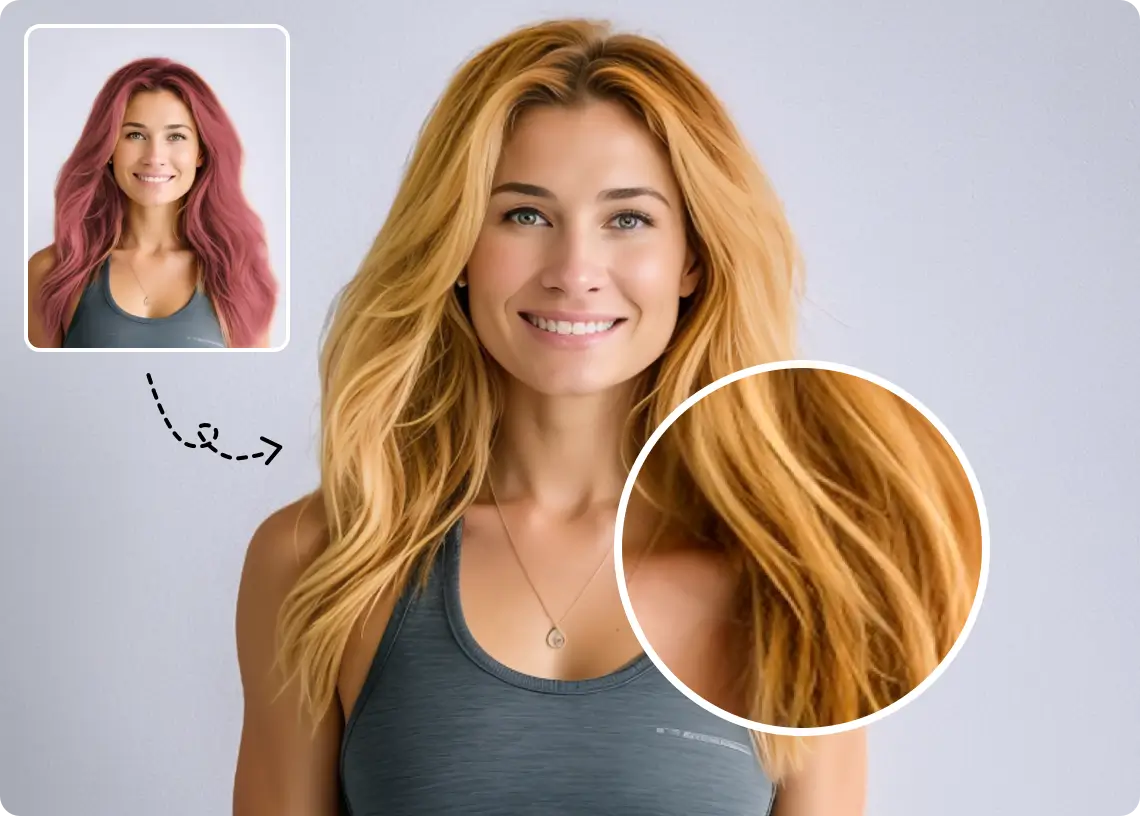 try on hair color