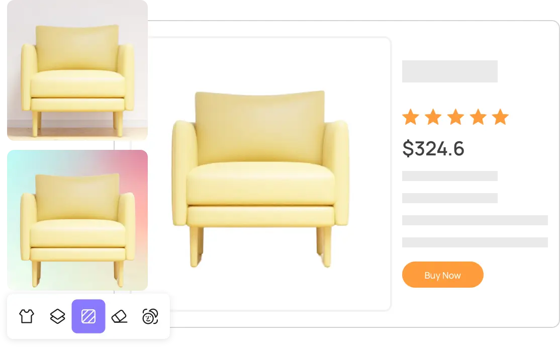 white background editor